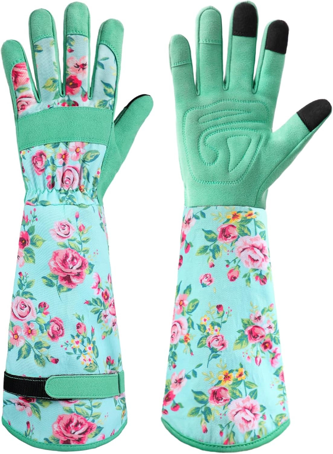 Gardening Gloves for Women Long Sleeve Garden Gloves Ladies Light Protective Gloves for Yard & Outdoor Work