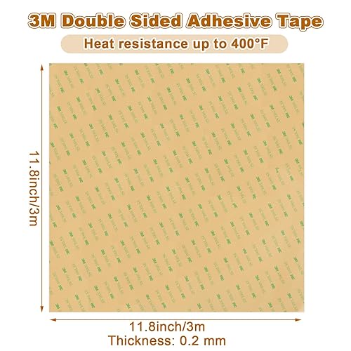 Miniatura 2 de Paquete de 6 cintas adhesivas de transferencia 3M 300LSE de doble cara, hojas adhesivas de doble cara de 12 x 12 pulgadas, cinta adhesiva de doble