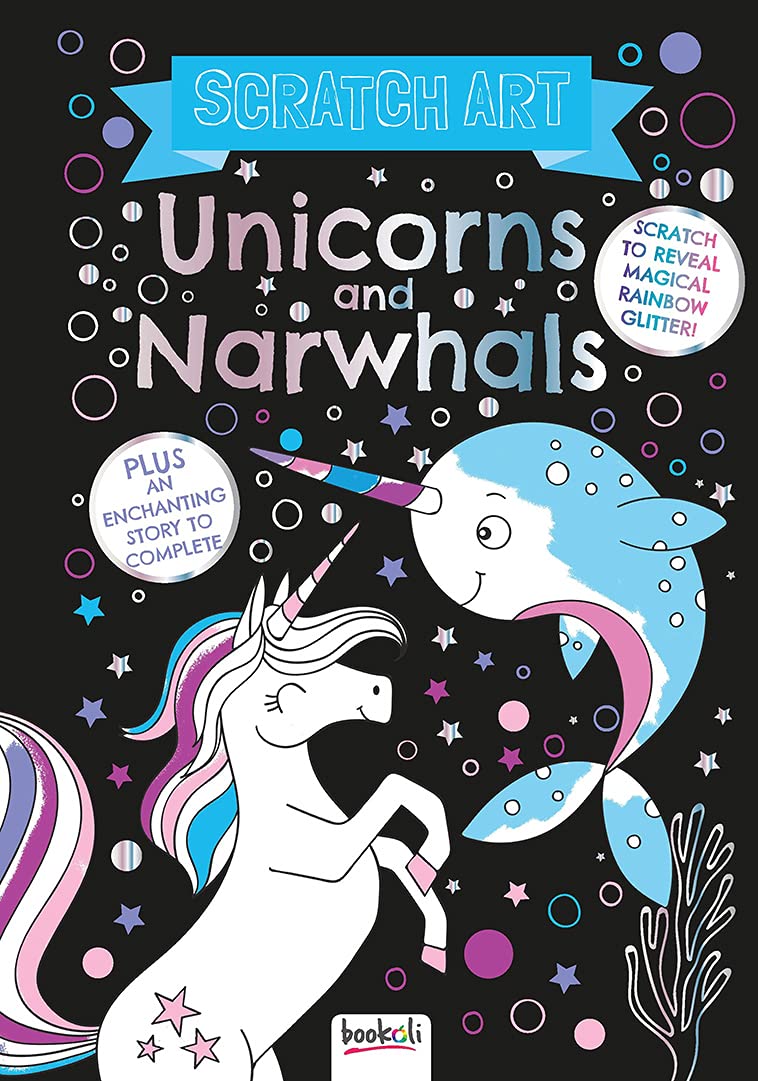 Unicorns & Narwhals (Scratch Art Fun)