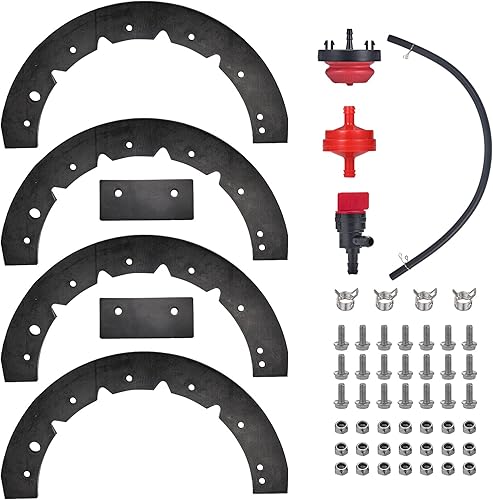 753-0613 731-0782 731-0781 731-0780 721-0287 Juego de paletas de goma con espirales de goma para quitanieves MTD de 21" 20"