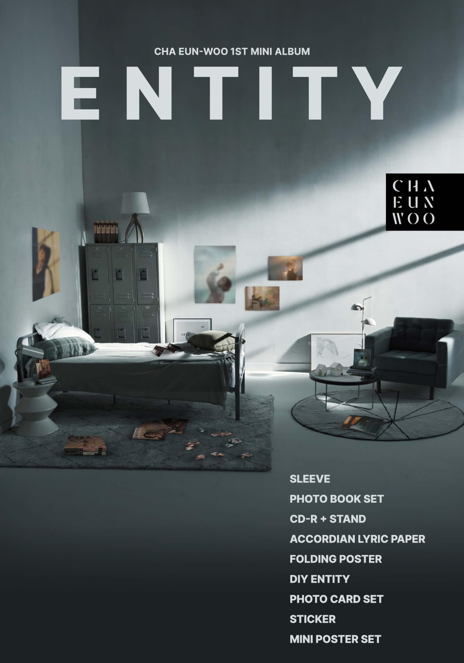 CHA EUN WOO ENTITY ALBUM K & L セット Amazon.com: Cha Eun-woo Album - ENTITY EACH ver. + EQUAL ver. 2
