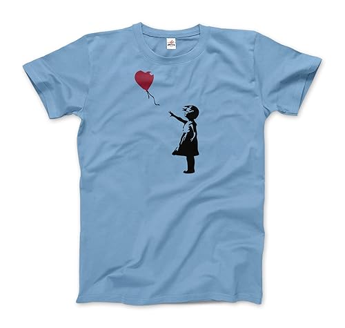 Miniatura 8 de Banksy - Girl With Red Balloon, Street Art, Grafitti T-Shirt (Adults, Kids, Short & Long Sleeve)