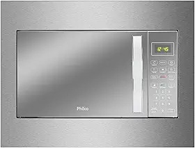 Microondasde Embutir Philco 28L Inox Limpa Fácil PMB30E 220V
