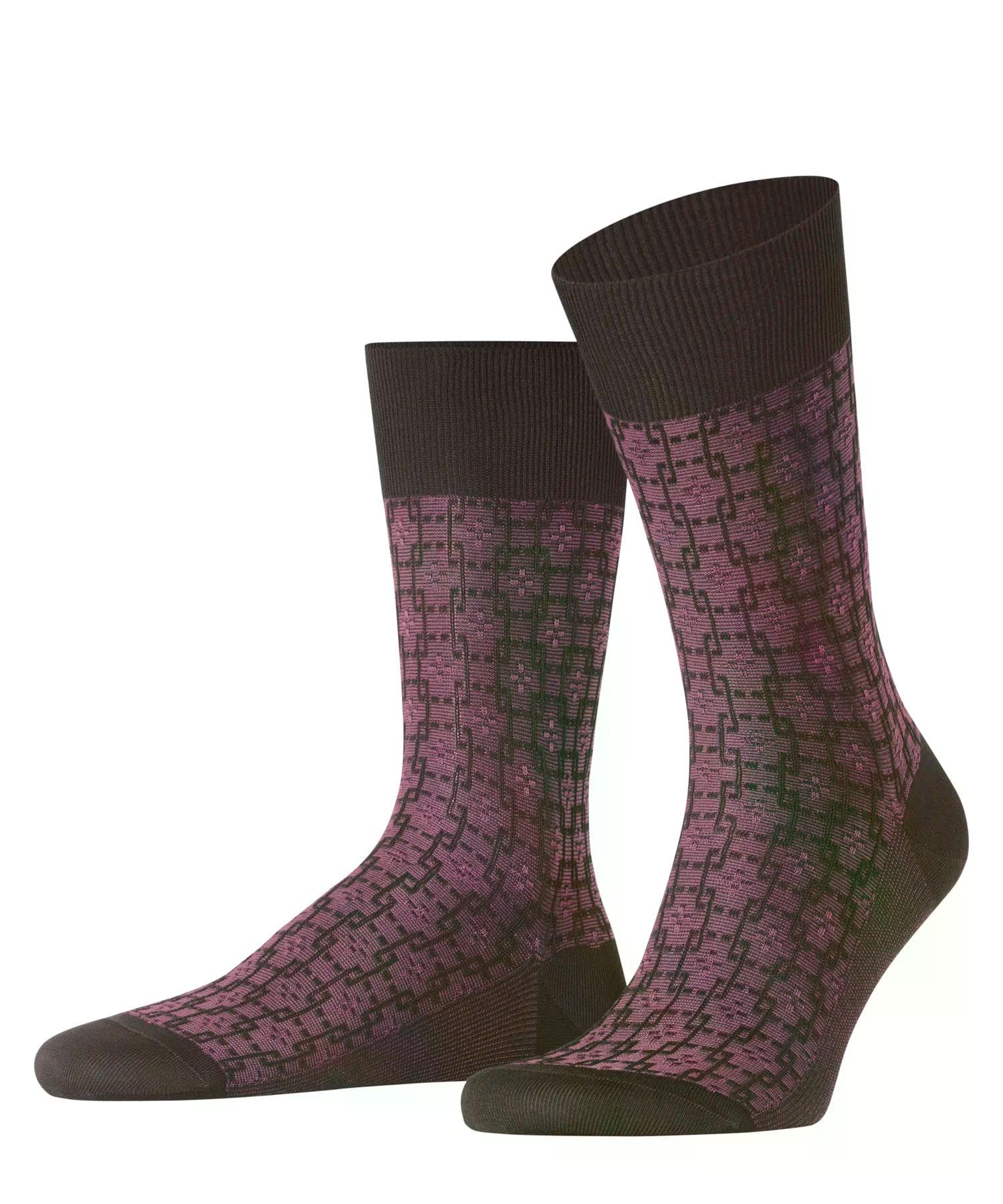 FALKE Herren Artwork Tie M So Baumwolle Gemustert Socken (1er Pack)