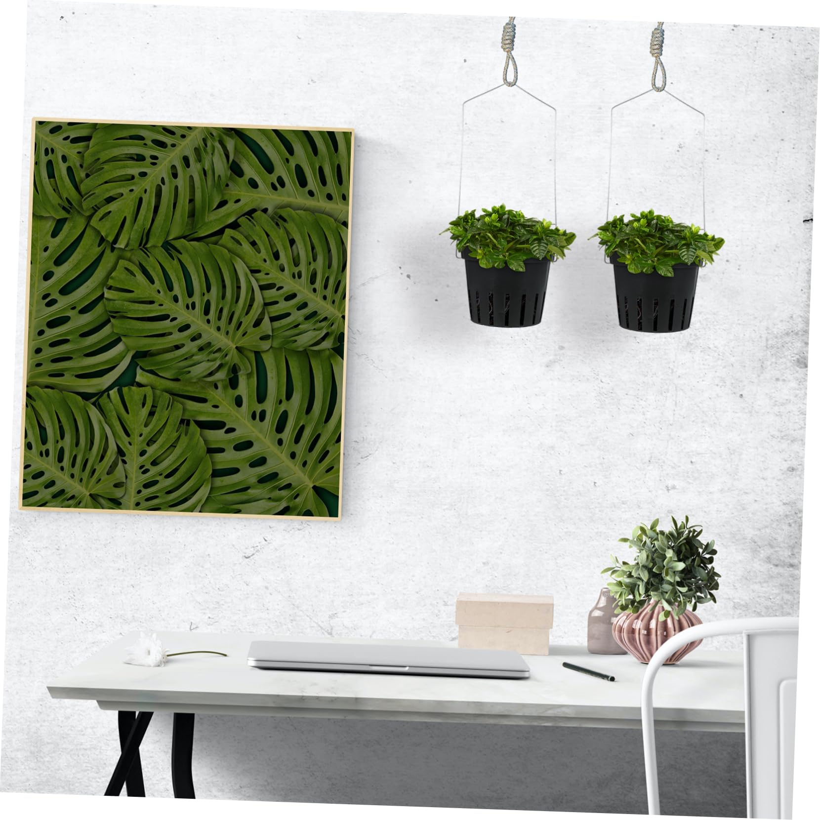 TOYANDONA 8 Stück Wandpflanzenhalter Atmungsaktive Blumentöpfe für Innenbereich Eleganter Hängender Pflanzer für Pflanzenliebhaber für Freunde und Familie