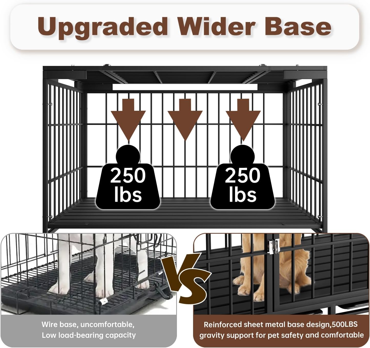 Unbreakable Comfort: The 54" Heavy Duty Escape-Proof Dog Crate Review