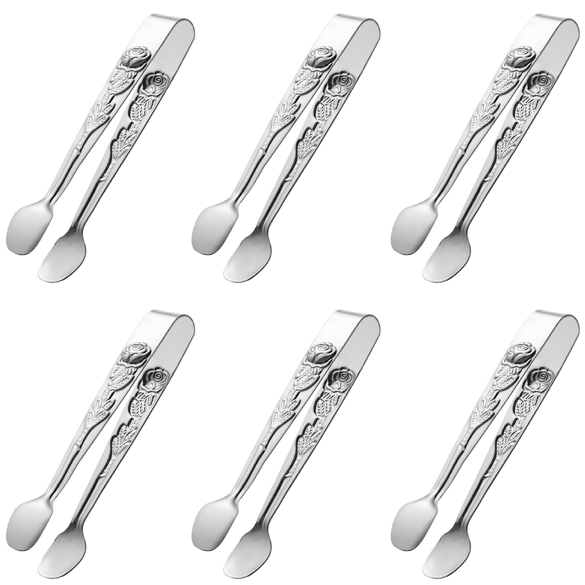 Mini Stainless Steel Serving Tongs - Perfect for Tea & Coffee -1 Mini Stainless Steel Serving Tongs - Perfect for Tea & Coffee -1