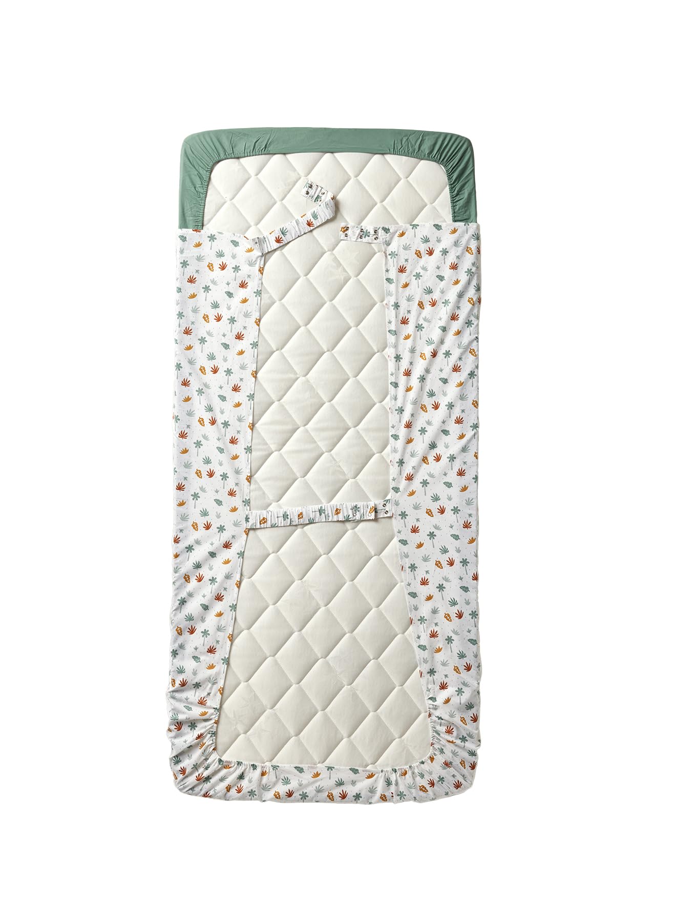 VERTBAUDET Parure Magicouette Animaux avec Coton Recyclé Multicolore 140X150