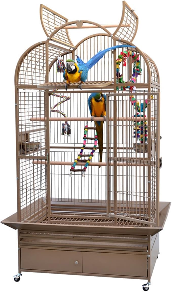 Large Parakeet Bird Cage Rust Resistant Metal Cage with