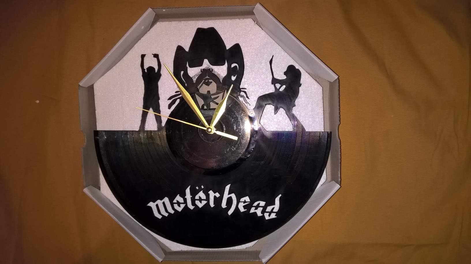 Lemmy Kilmister Motorhead Decorative Designed Modern Wall Clock Silent Large New Bedroom Livingroom Office Decor Analog Universal for Music Lovers Heavy Metal upcycled 12''