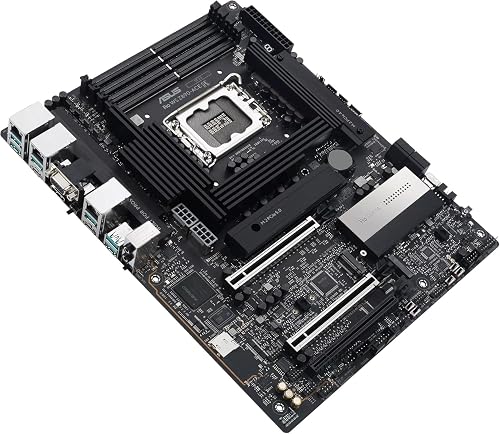 ASUS Pro WS Z890-ACE SE, Carte mère Intel ATX, 16+2+1+2 Phases d'alimentation, Emplacement DDR5, PCIe 5.0 pour Cartes Graphiques de Nouvelle génération, 4 emplacements M.2, Ports USB-C Thunderbolt, - 4