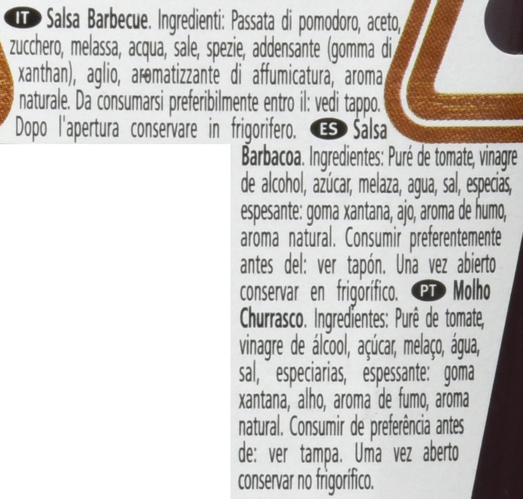 Heinz Salsa Clásico de barbacoa, 400 ml - [Pack de 15]
