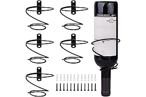 Mocoum Wall Wine Bottle Holder - Chic Storage for Your Prized Red...