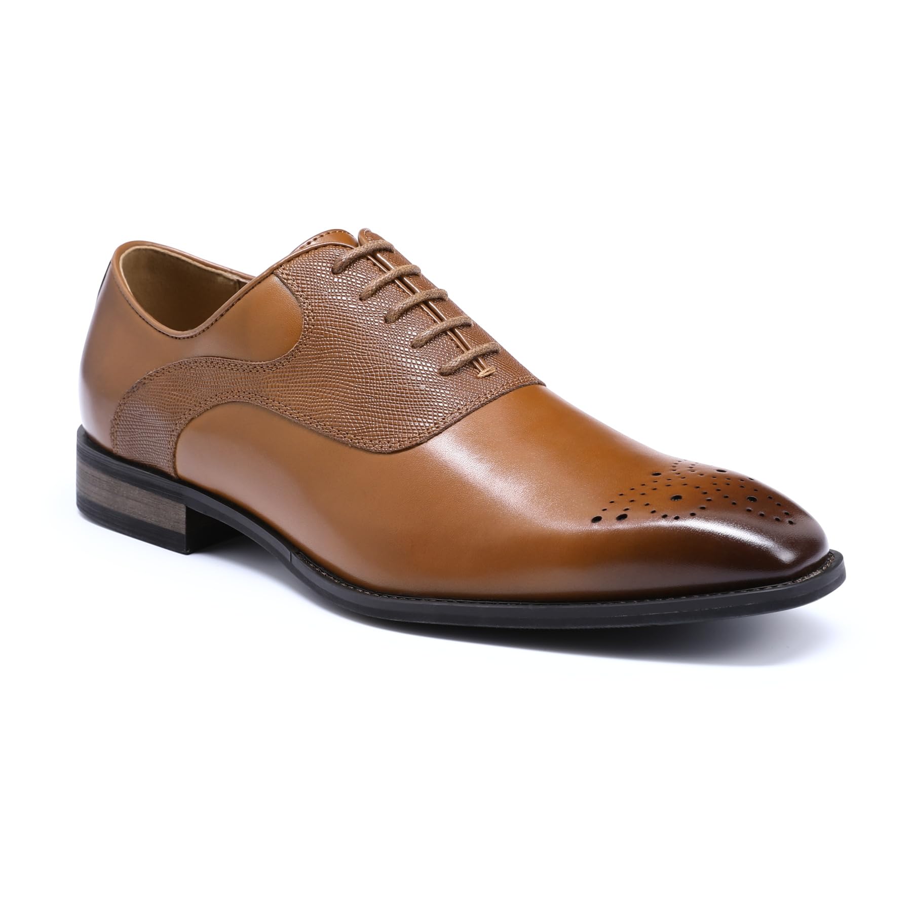 YFFUSHI Chaussures Habillées Homme Oxfords Classique Ville Formel Mariage | Brogues, Simili-Cuir, à Lacets, Gradient, Bout Carré, Affaires, Cérémonies, Soirée