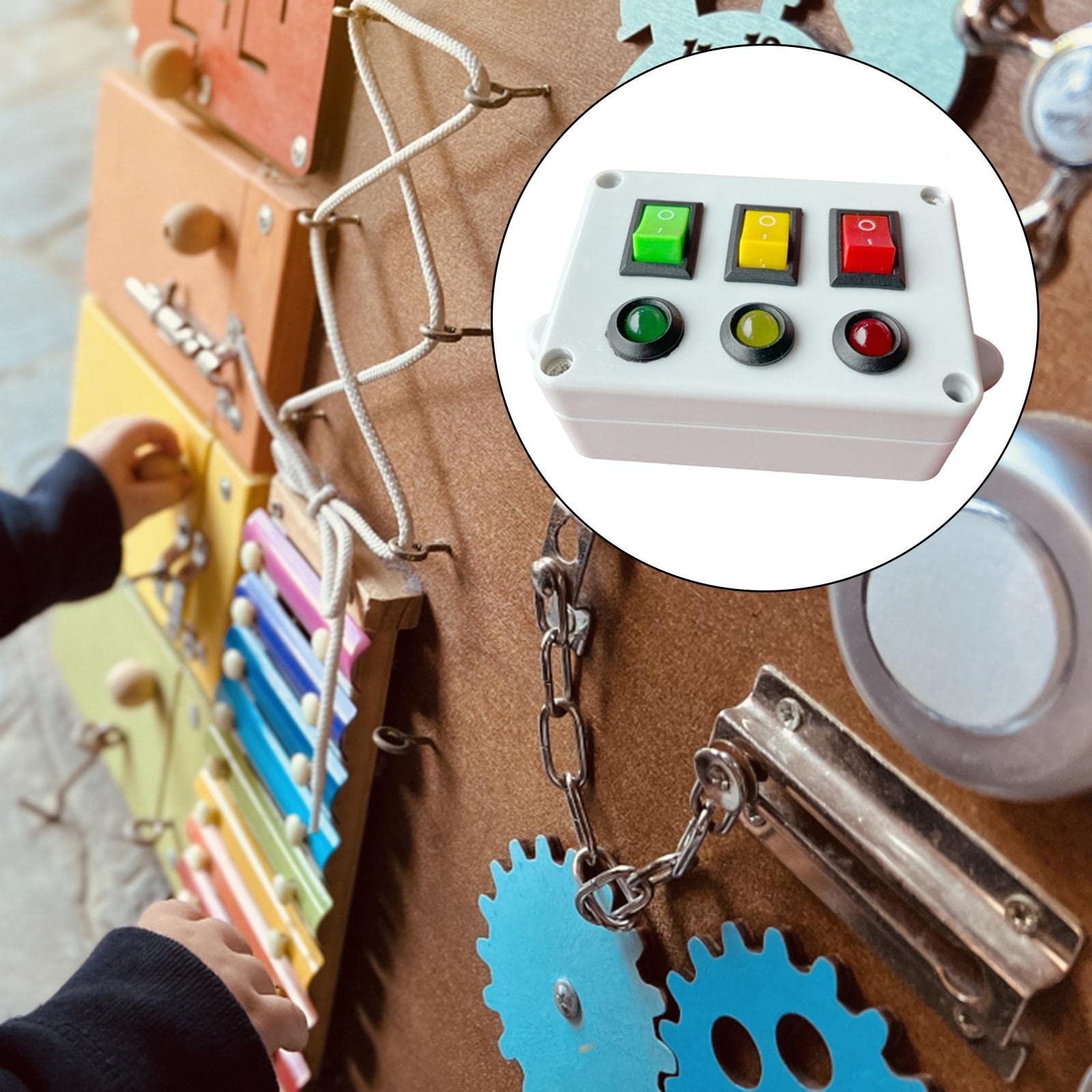 harayaa Juego de Apilamiento de Bloques de Construcción de, Cubos Translúcidos, Juguete Educativo, Material Acrílico, Adecuado para El Aprendizaje de