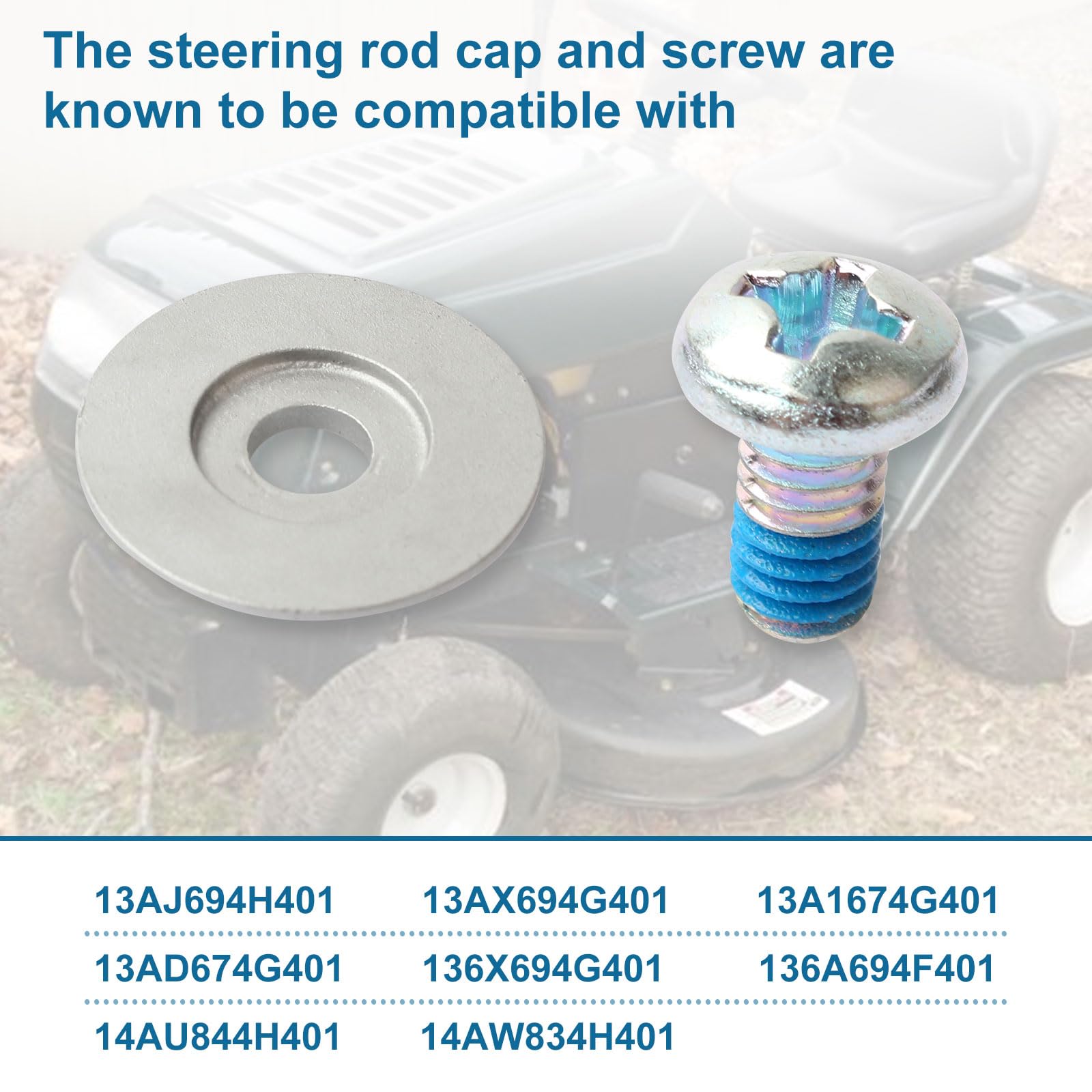 Amazon.com : AAAQQ 948-0389 Steering Rod Cap Washer and Screw