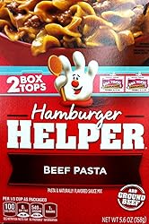 Betty Crocker BEEF PASTA Hamburger Helper 5.6oz (5 Pack) by Hamburger Helper