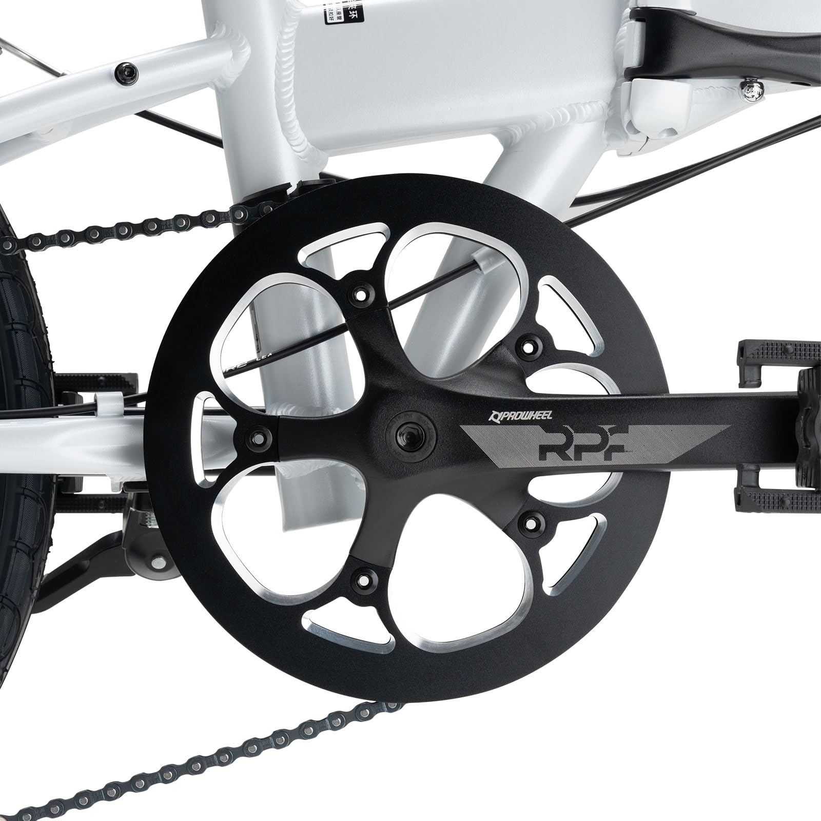 ROCKBROS MBS·20E Bicicleta Plegable de 20 Pulgadas, Aleación de Aluminio y 8 Velocidades, 11kg Portátil Ligero para Adultos y Adolescentes