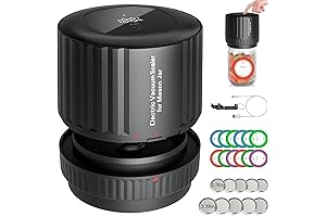 Electric Vacuum Sealer Preserver Kit for Mason Jars - Keep Food Fresh
