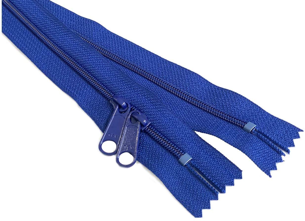 Fermetures éclair doubles coulissantes YKK 76cm pour sac de voyage
