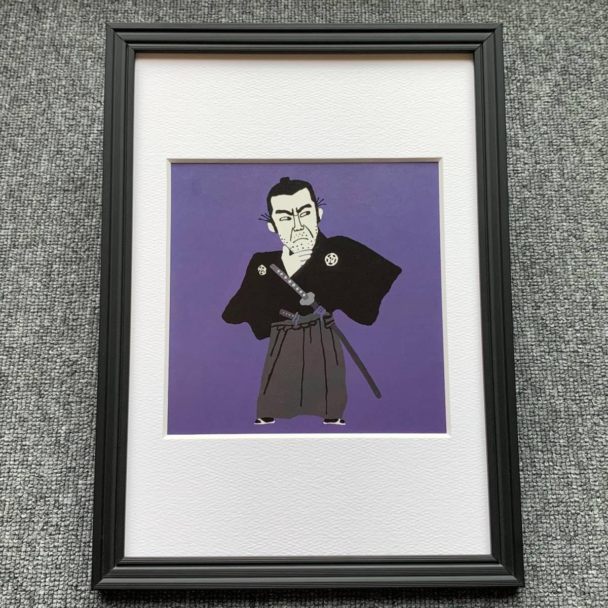 Amazon.co.jp: □和田誠 『映画 用心棒』A4サイズ 額入り 貴重イラスト 