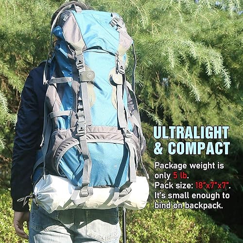 Miniatura 3 de Tienda de campaña piramidal Tipi Hot Tipi con agujero de estufa Ventanas al aire libre Camping Tienda de campaña familiar Tipi para