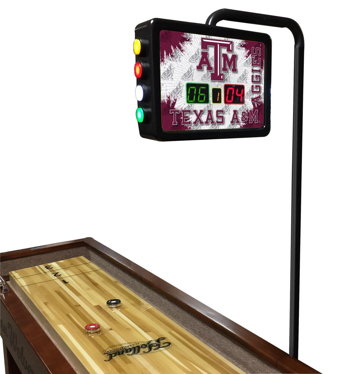 Holland Bar Stool Co. Texas A&M Electronic Shuffleboard Scoring Unit - Officially Licensed