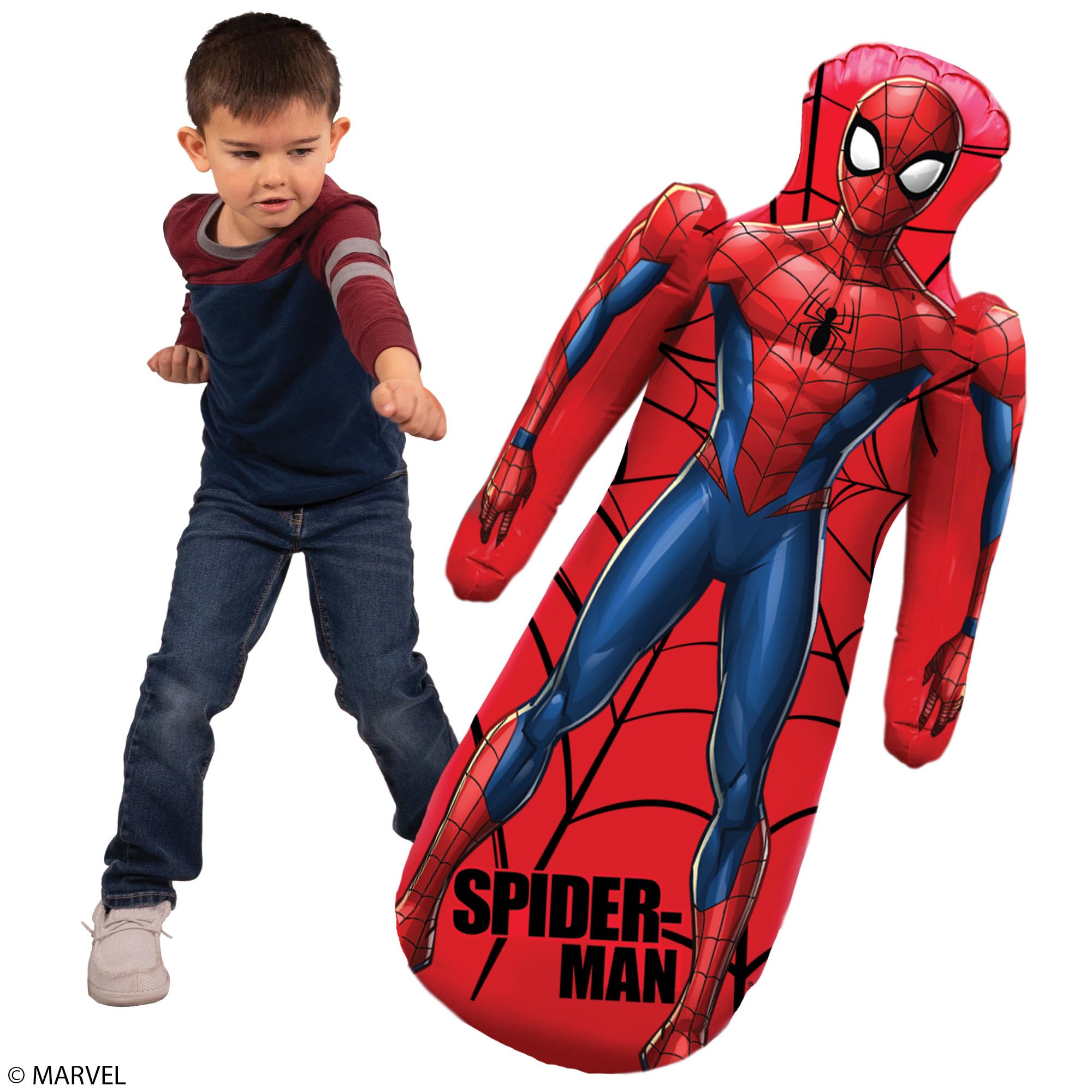 Amazon.co.jp: Hedstrom Marvel スパイダーマン型バップバッグ - 空気
