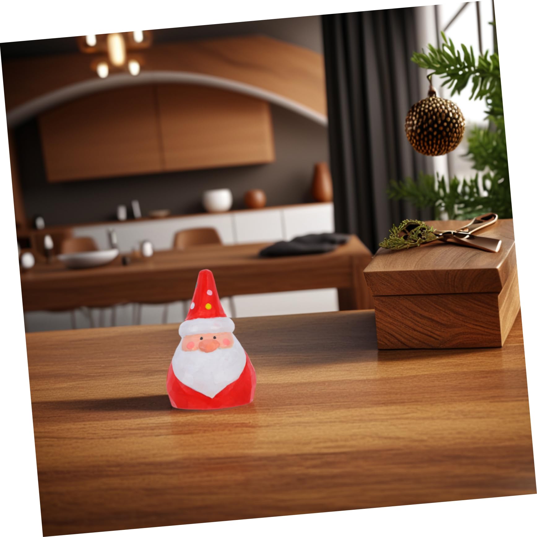 Abaodam 3pezzi Decorazione Natalizia Di Babbo Natale Addobbo Creativo Per Feste Per Casa e Negozio Per Natale e Decorazioni Festive