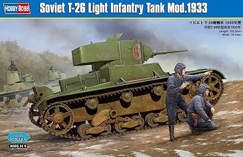 Hobby Boss Soviética tanque de Infantería T-26Luz Mod 1933Kit