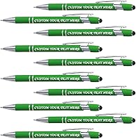Vista 83 de 10 bolígrafos personalizados a granel, bolígrafo personalizado, bolígrafo grabado con nombre, logotipo, lápiz capacitivo para pantallas táctiles, a