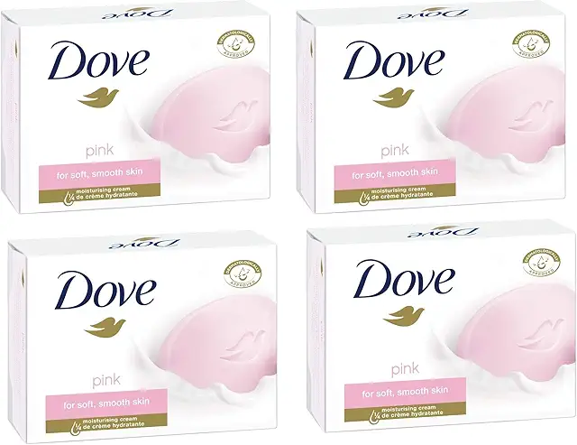 Dove Pink Beauty Creme-Seife: Weiche Haut Pflege, 8 Stück