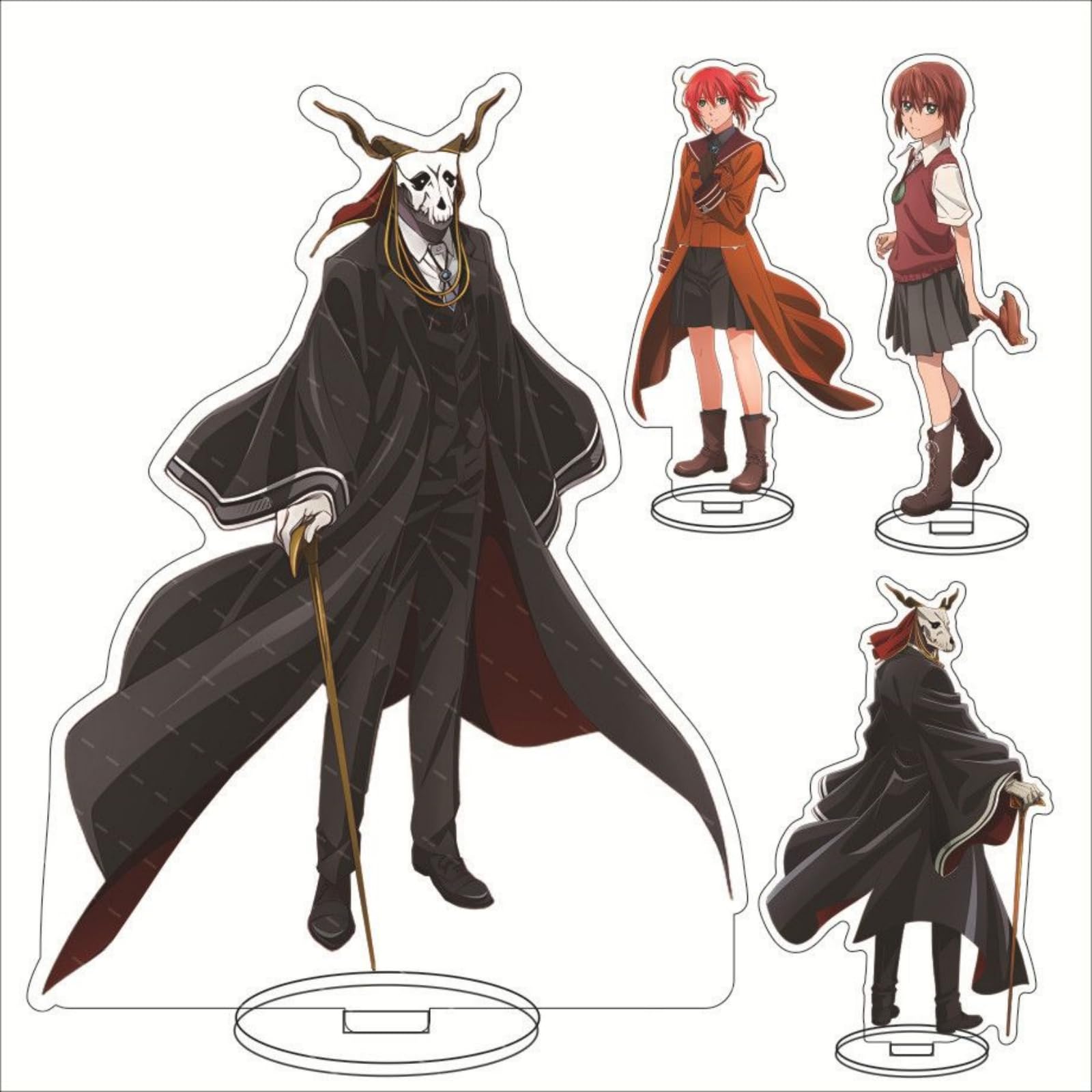 Amazon.co.jp: [XMSISKXJ] 魔法使いの嫁グッズ 4つアクリルスタンド