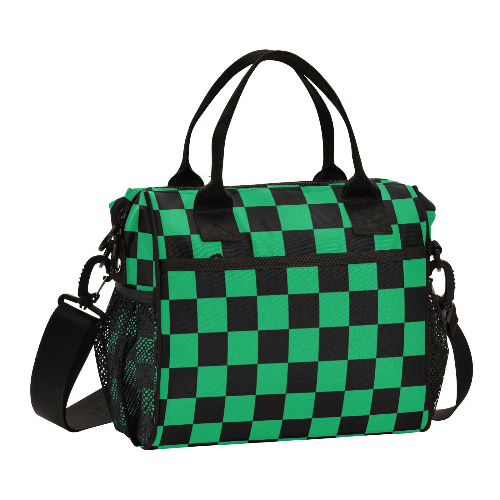 Bolsa Almuerzo Diseño Flor Puntada Famliihw Bolsa De Almuerzo Con Aislamiento Térmico Reutilizable Para Hombres Y Mujeres, Para Trabajo, Viajes, Picnic, Senderismo Bolsa Tela Algodón Lavable