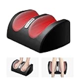 Shiatsu Foot Massager Machine with Heat, Foot and Calf Massager with Massage Roller, Deep Tissue Massager for Plantar Fasciitis, Pain Relief, Promotes Blood Circulation, Gifts for Women & Men