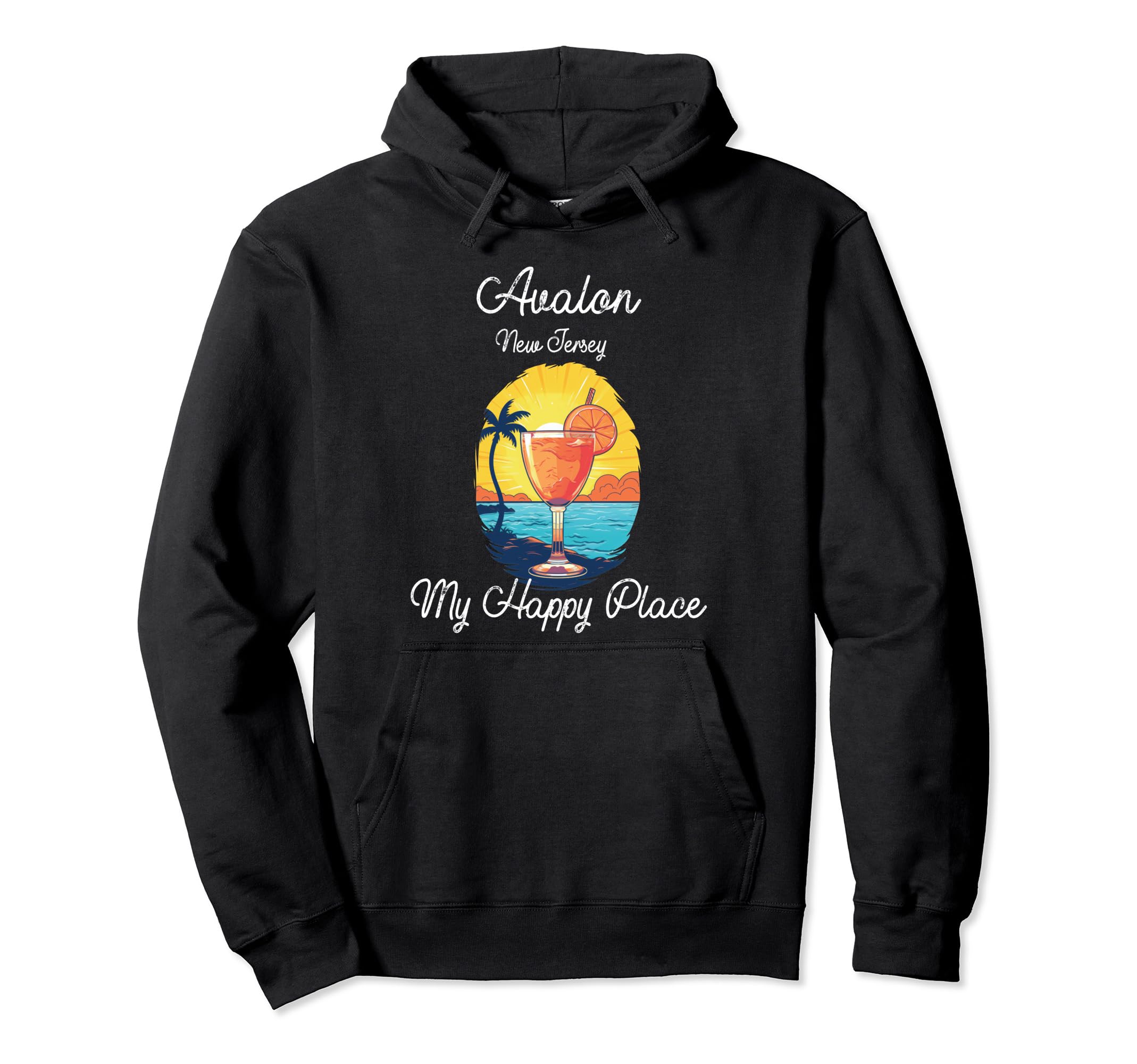 Avalon New Jersey ApparelAvalon New Jersey My Happy Place Pullover Hoodie