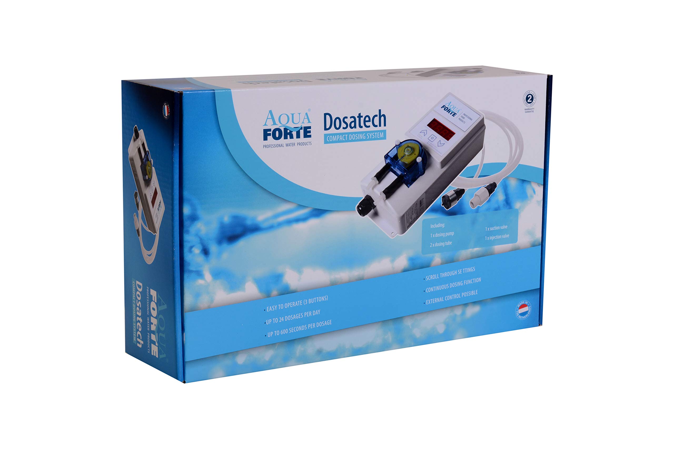 Pompe doseuse AquaForte Dosatech, Blanc, 15x25x8 cm, SL231