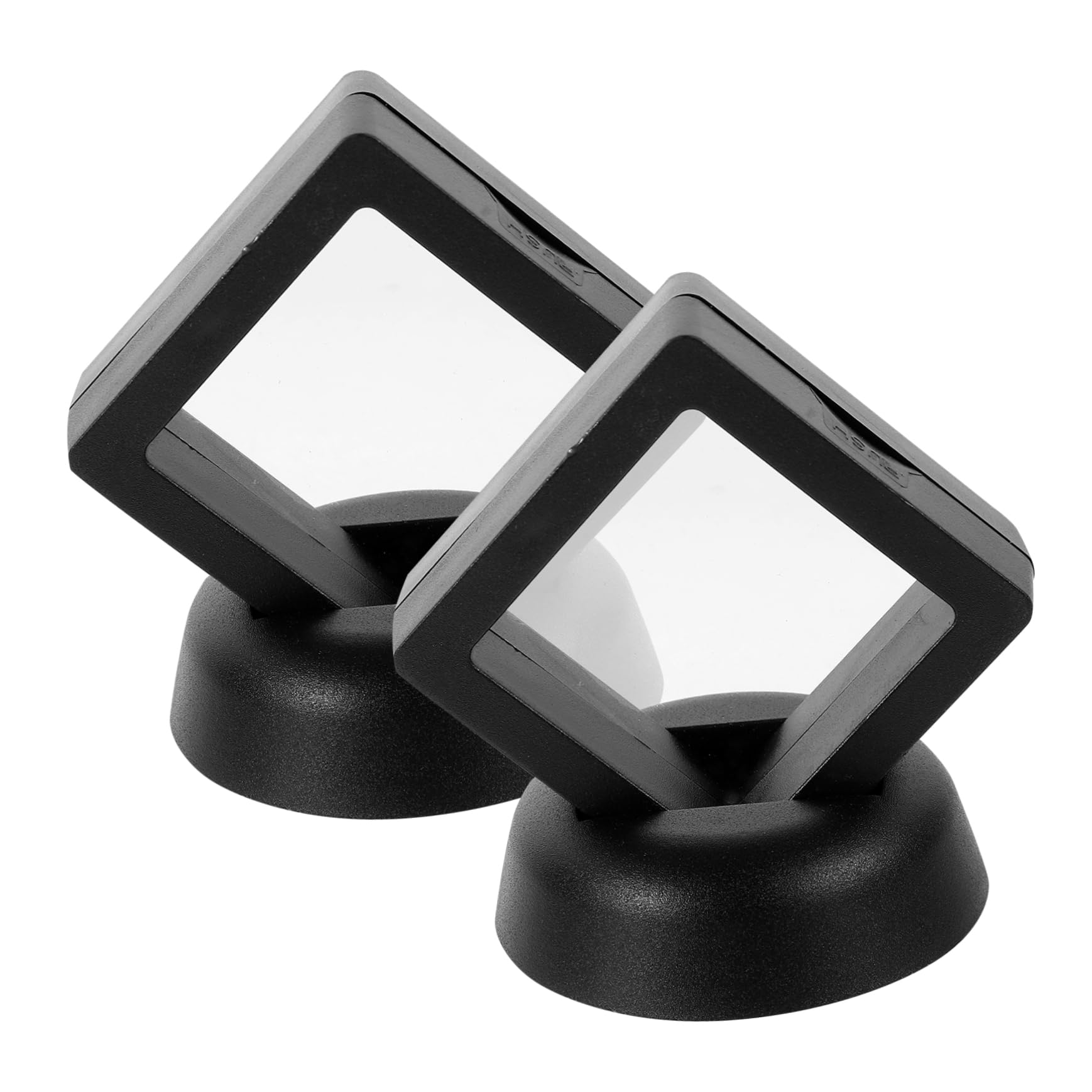 ULDIGI Display Holder 2pcs Floating Display Case Stand Black Scratchproof Pe Material