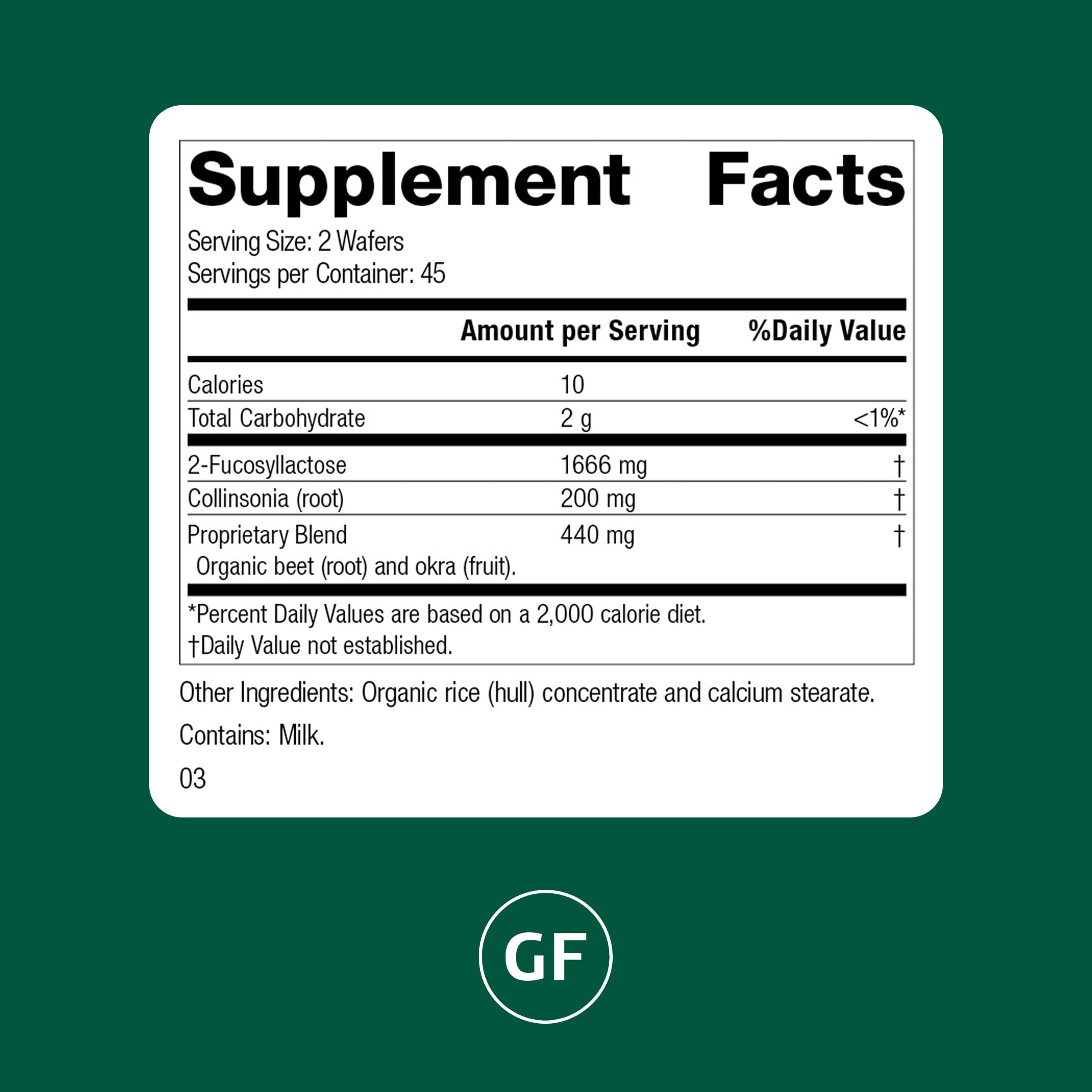Standard Process Inc. GI Stability - 90 Wafers