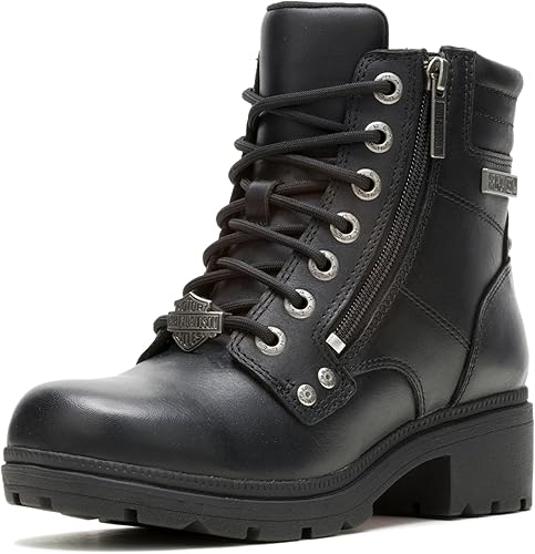 Bota de cuero de motocicleta Harley-Davidson para mujer Inman Mills