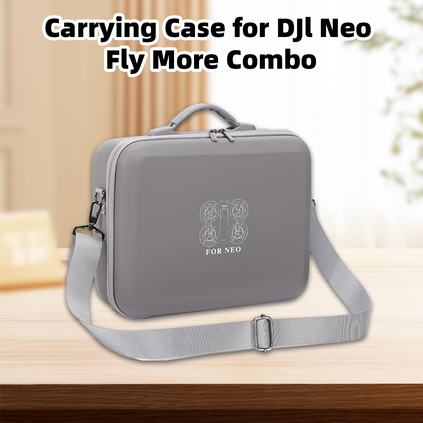 DJI Neo Tasche Wasserdicht, für DJI NEO Motion Fly More Combo Harte PU Tragetasche Case, für DJI Neo 1 /DJI Goggles N3/DJI RC Motion 3/Akku Ladekonzentrator und Zubehör