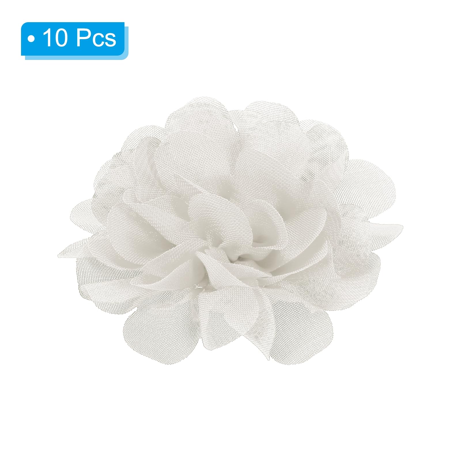 PATIKIL 2.8" Chiffon Flowers - Image 3