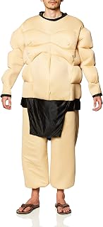 Forum Sumo Wrestler Humorous Costume, Tan, One Size