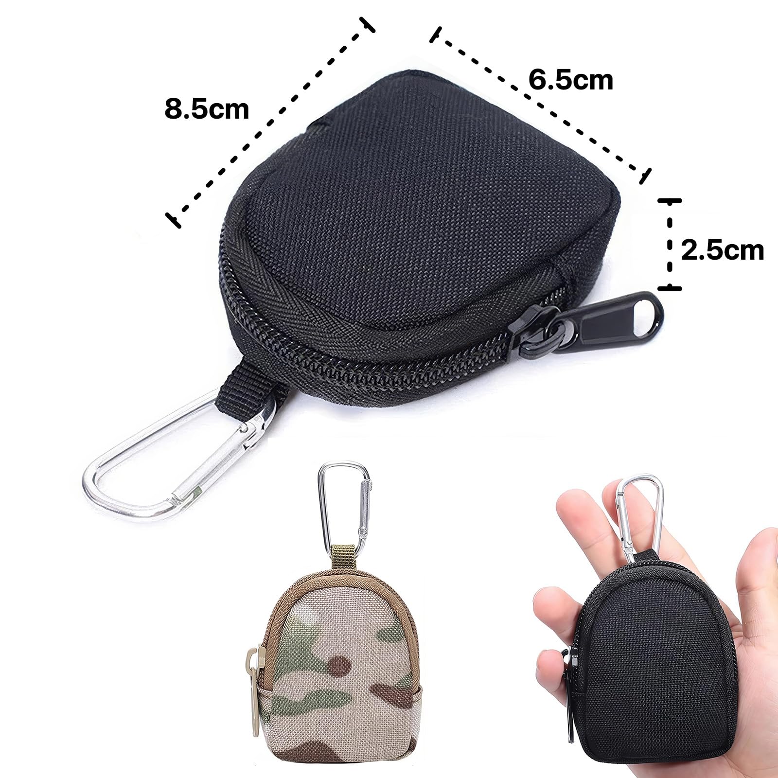 Porta premietti per Cani borsa addestramento cane Borsa per Dolcetti per Cani Piccola Borsa per Dolcetti Portatile per Addestramento del Cane con Moschettone 2 Pezzi
