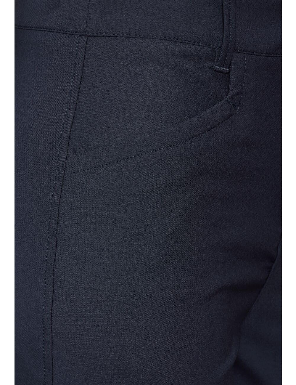 STREET ONE Spodnie Bootcut 7/8, Deep Blue, 36W / 26L