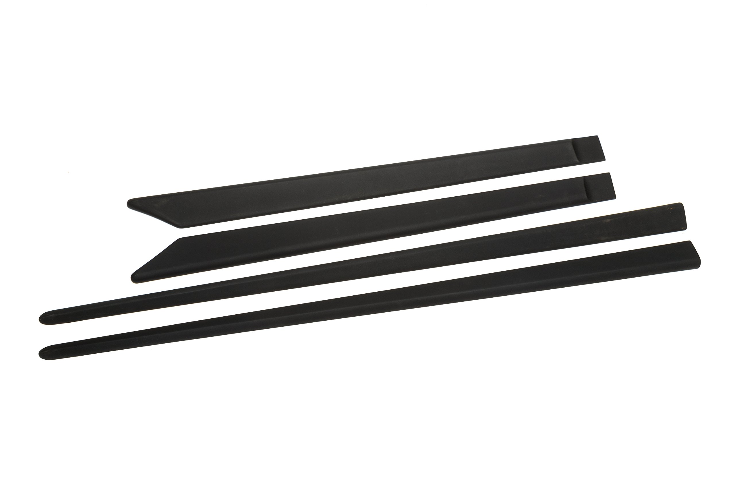 Photo 1 of GM Accessories 89021880 Front and Rear Smooth Door Moldings in Black