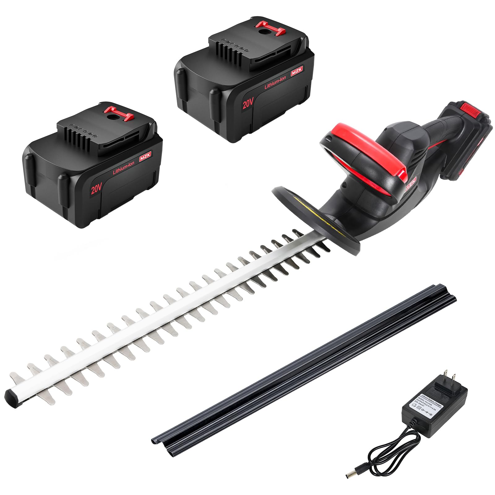 Amazon.com: MZK 20V 22-Inch Cordless Hedge Trimmer with 2 x 4Ah