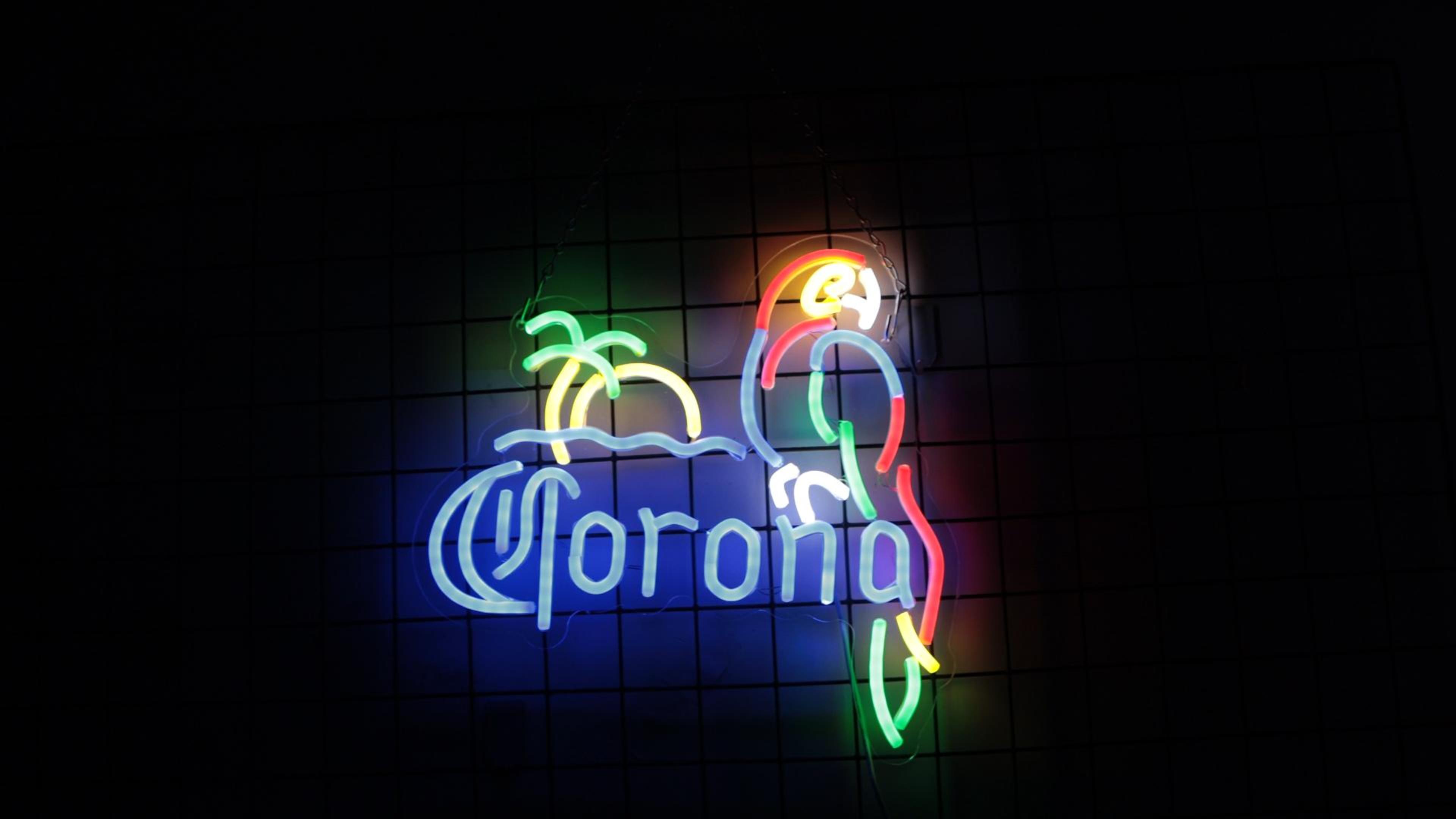 KODGGHK Coron Neon Sign Parrot Neon Lights for Bar Decor, Palm