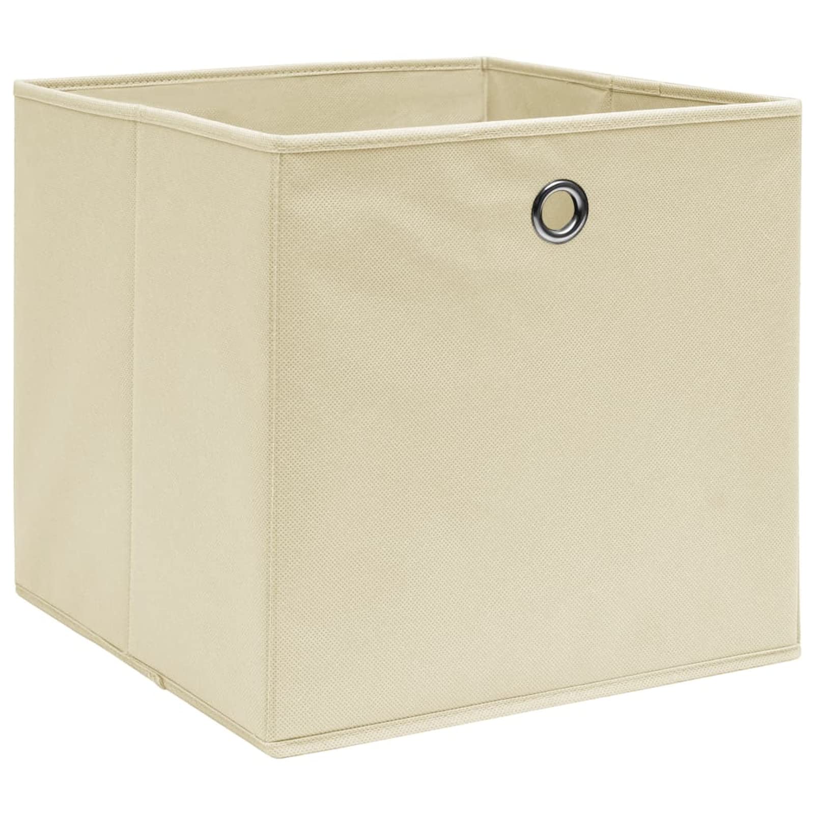 ZEYUAN Aufbewahrungsboxen 10 STK Spielzeugkiste, Aufbewahrungskiste, Kleideraufbewahrung, Kleideraufbewahrung & Organisation, Vliesstoff 28x28x28 cm Creme
