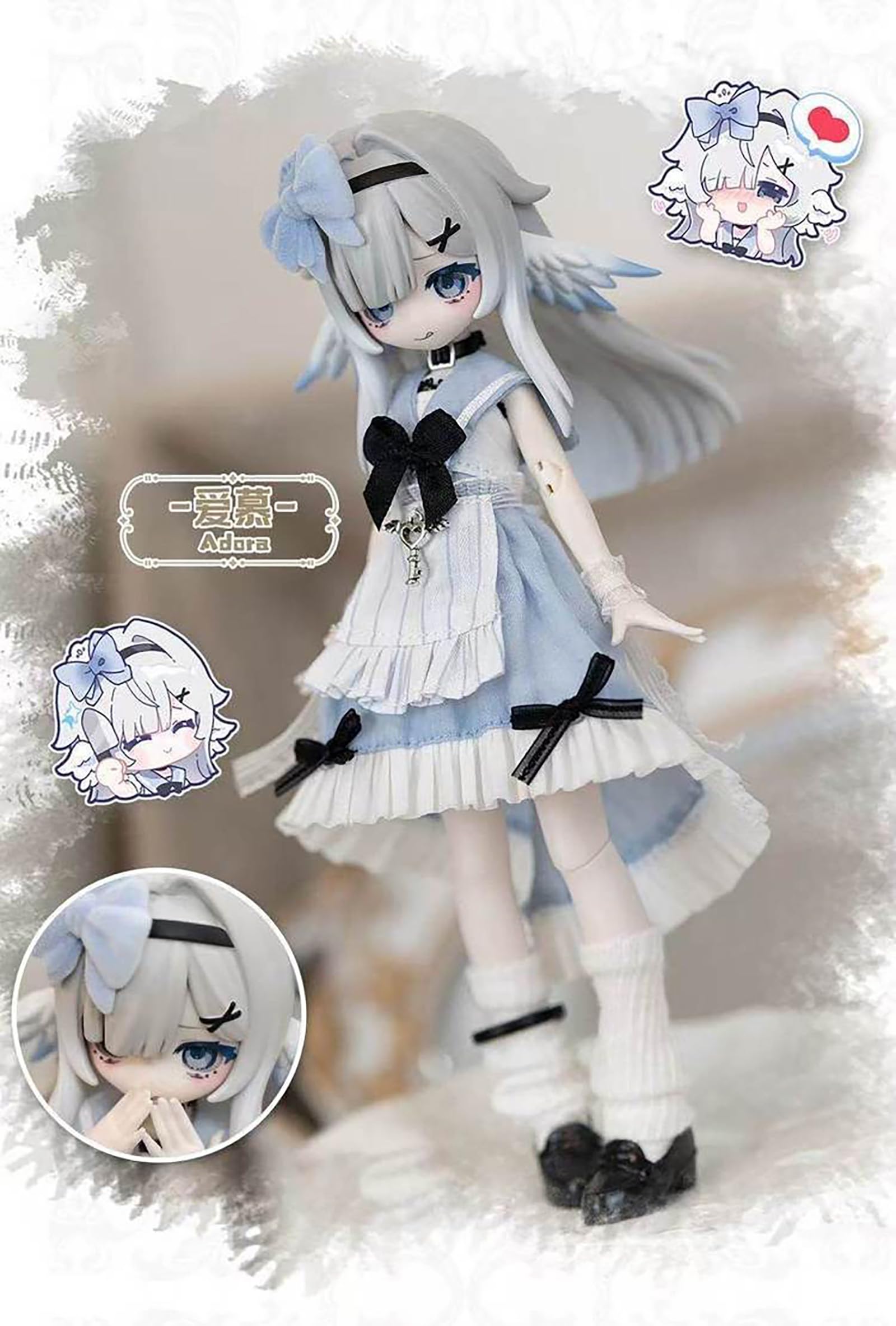 Amazon | ブラインドドール 造物之心-Meki咩绮 終末祝福シリーズ 1/8